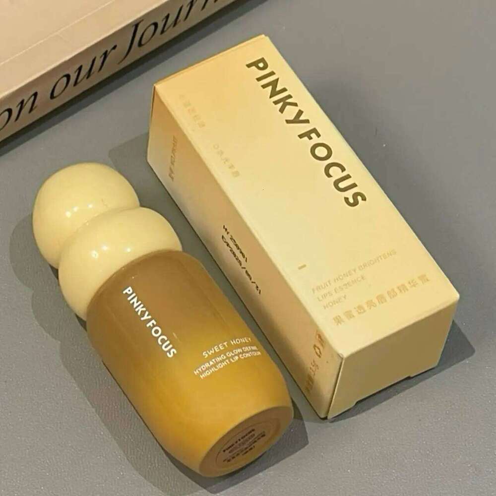 Pinkyfocus Hydrating Lip Serum Gloss - Fruit Nectar Transparent, Dewy Glass Look, Long-Lasting Cosmetics Z260310