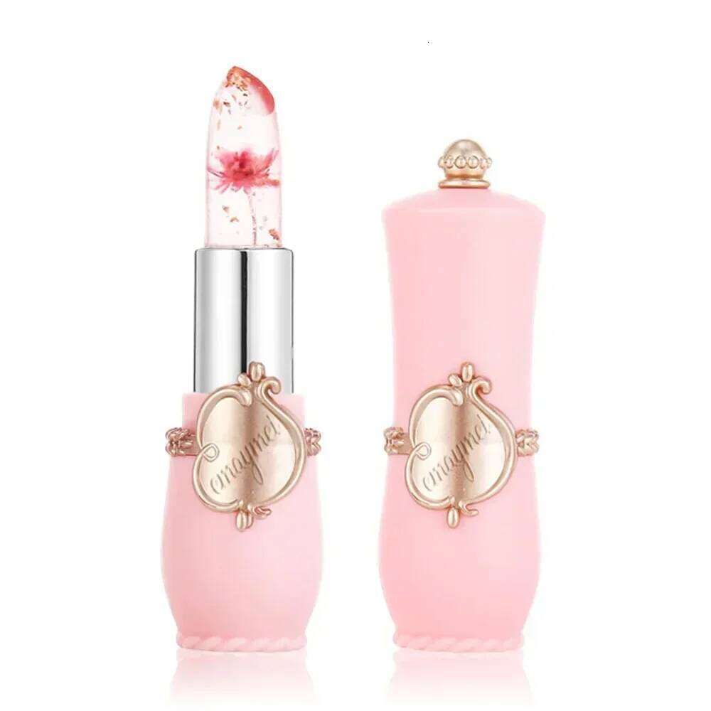Dried Flower Jelly Balm Lipstick Transparent Waterproof Crystal Oil Hydrating Gloss Clear Lip Plumper Makeup Z260310