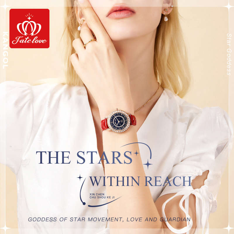 Wristwatch Destiny Love Fashion Simple Casual Free watches men designer Shipping Batch Outdoor Sports Digital Star Decoration Waterproof Quartz Ladies