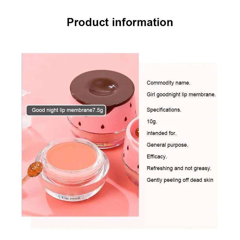 Makeup Care Lipstick Crack Prevention Moisturizing Good Night Mask Nourishing Mouth Red Base And Fading Lip Lines Z260310