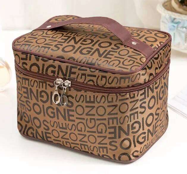 Big Size Women Cosmetic Letter Large capacity multi-function zipper Makeup Bag Ladies Fashion Neceser Maquillaje ZDH012 XJ260310