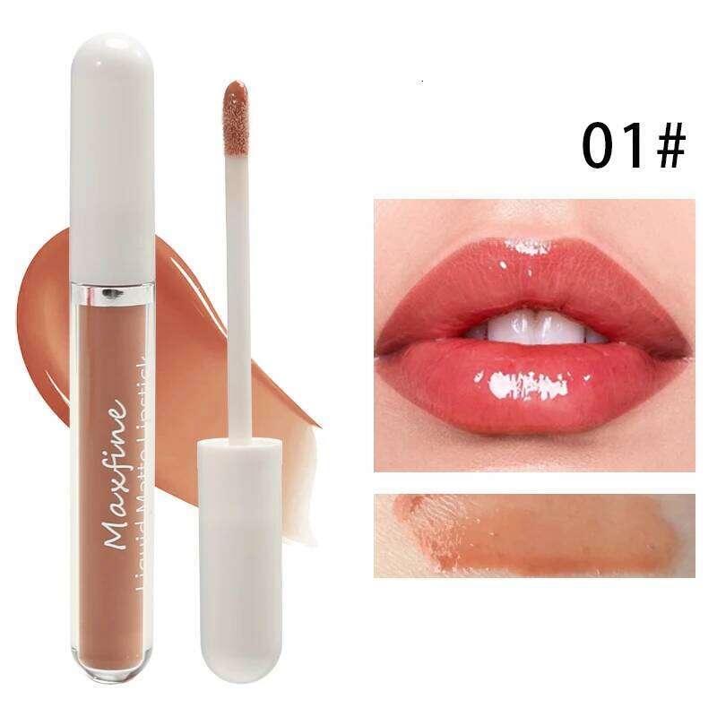 Shui Guang Mirror Glaze Lipstick Lasts without Fading or Staining Glass Bare Color Department Affordable Student Z260310