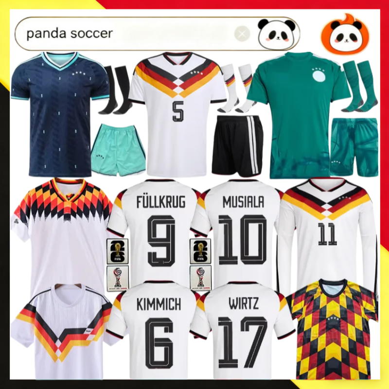 Germany soccer jerseys 2026 World Cup 125TH Musiala Wirtz Havertz Kimmich jerseys Deutschland Trikot KROOS Tah RUDIGER Raum MULLER Shirt Kid Kits Football Jersey