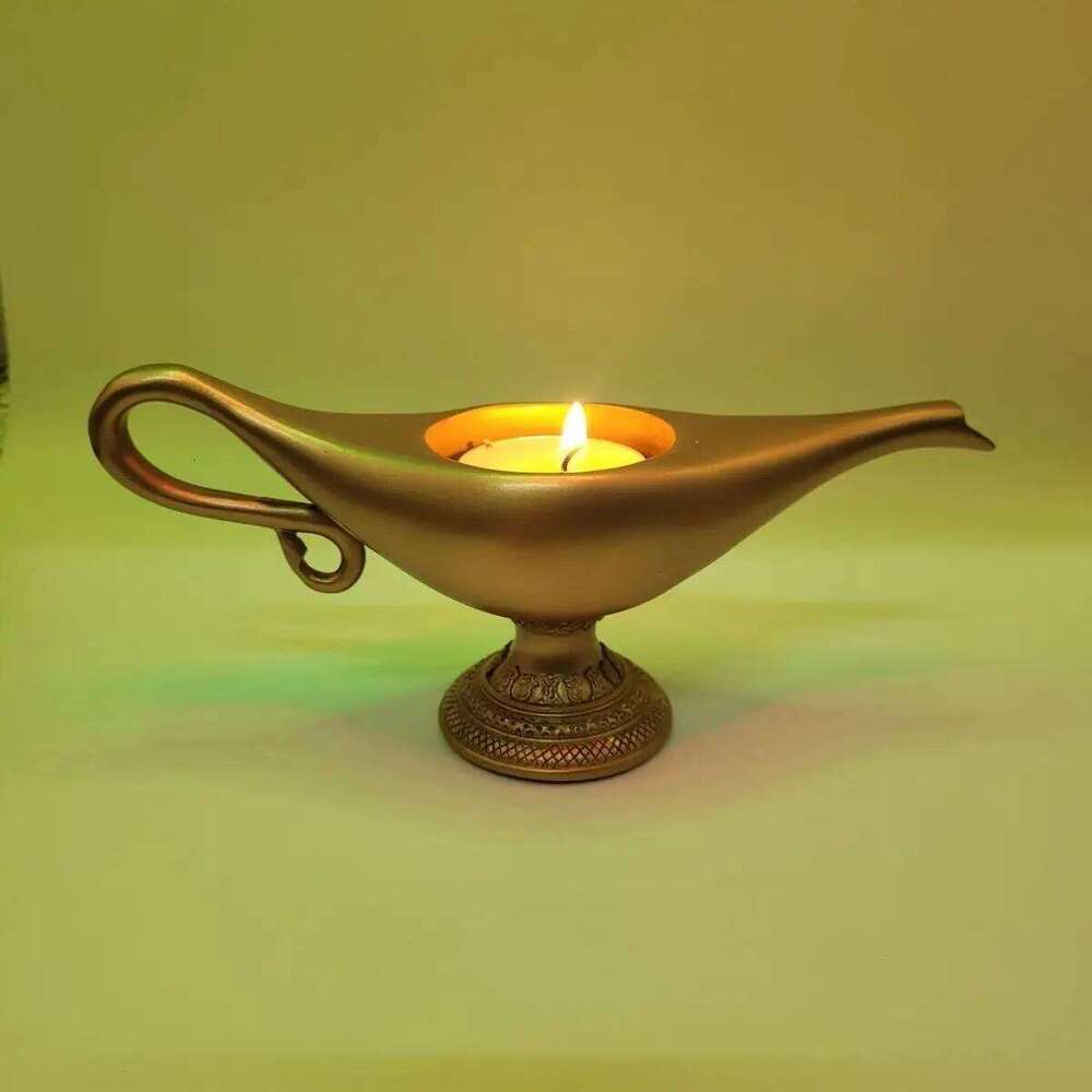 God Lamp Candlestick Creative Small Bedroom Art Ornament Resin Crafts New Style H260310