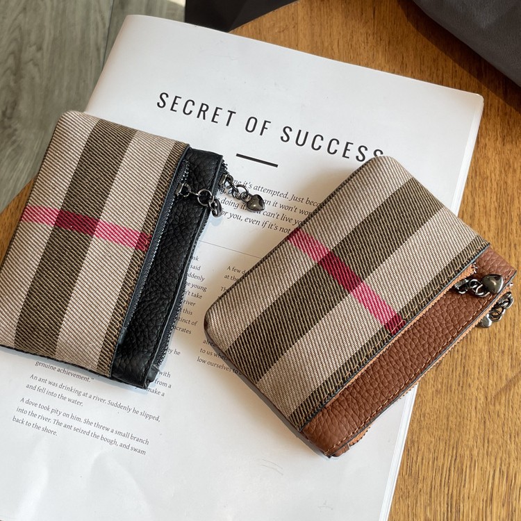 Free Shipping 2026 Hot Multi functional Card Bag Leisure Fashion Designer Handbag Trendy Classic Grid Coin Purses for Women