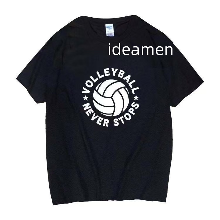 Men Women Gosha Volleyball Printed Casual Designer Tshirts Summer Male Female Crew Neck Short Sleeve Tops Solid Color Tees AAA Discount for in-store p