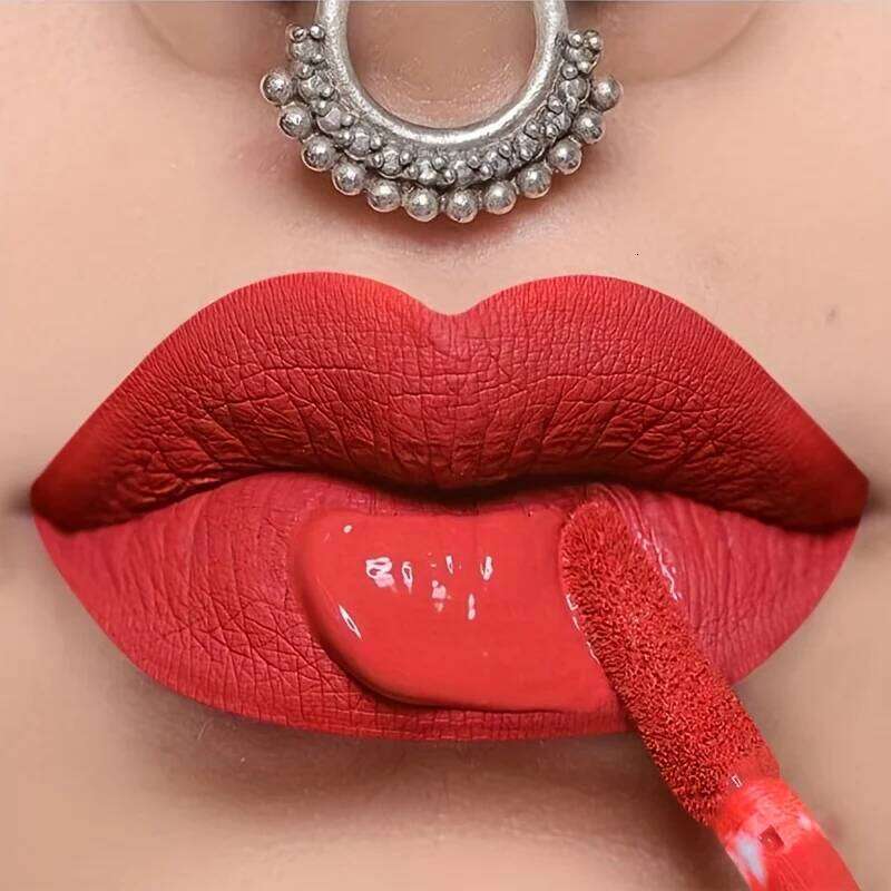 Matte Gloss Smooth Texture- Waterproof, Long Lasting, 24 Hour Wear, Non Transfer, For All Vibrant Lip Makeup Z260310
