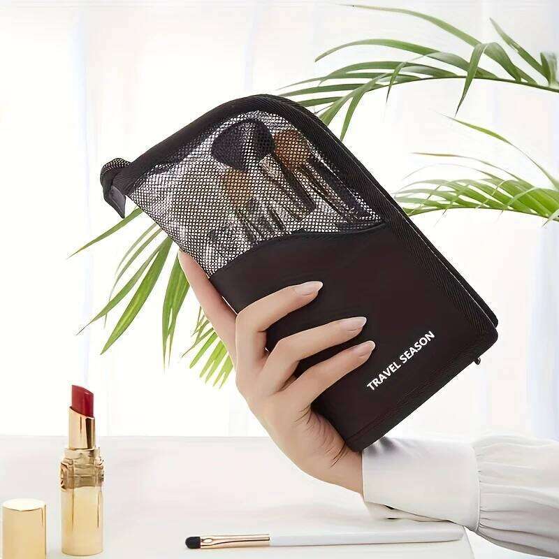 A Spacious Vertical Eyebrow Pencil Case, a Portable Organizer Bag Makeup, Perfect for Women - Easy to Use And Carry. XJ260310