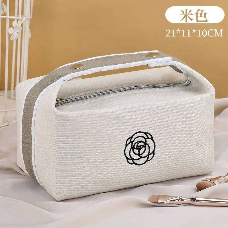 New Portable Large Capacity Women's Simple Cosmetics Storage Makeup Washing Travel Bag XJ260310