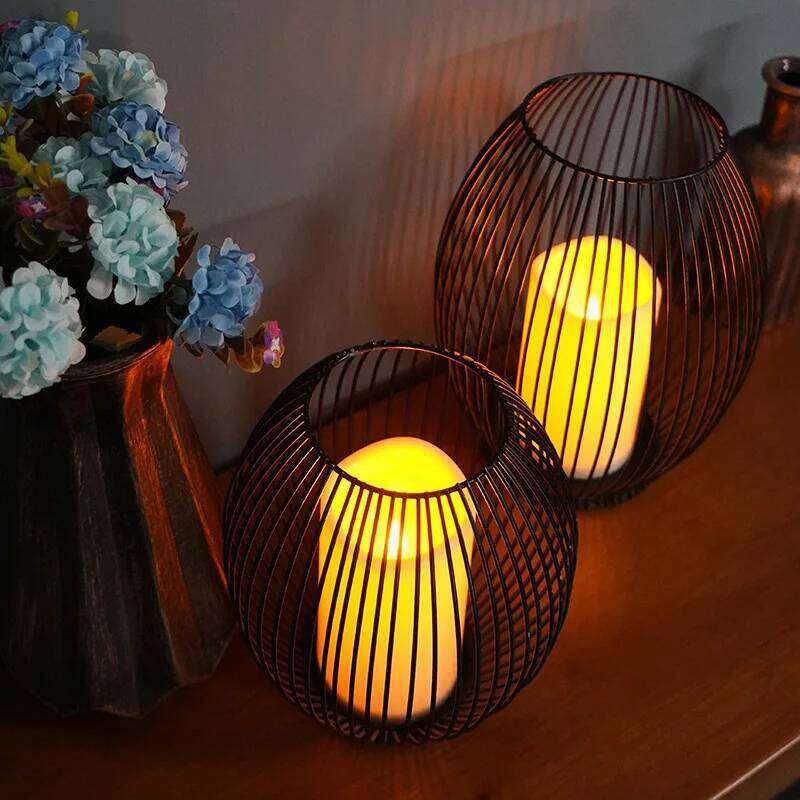 Golden Candle Stand, Romantic Decoration For Home Dining Table, Wedding Photography Props H260310