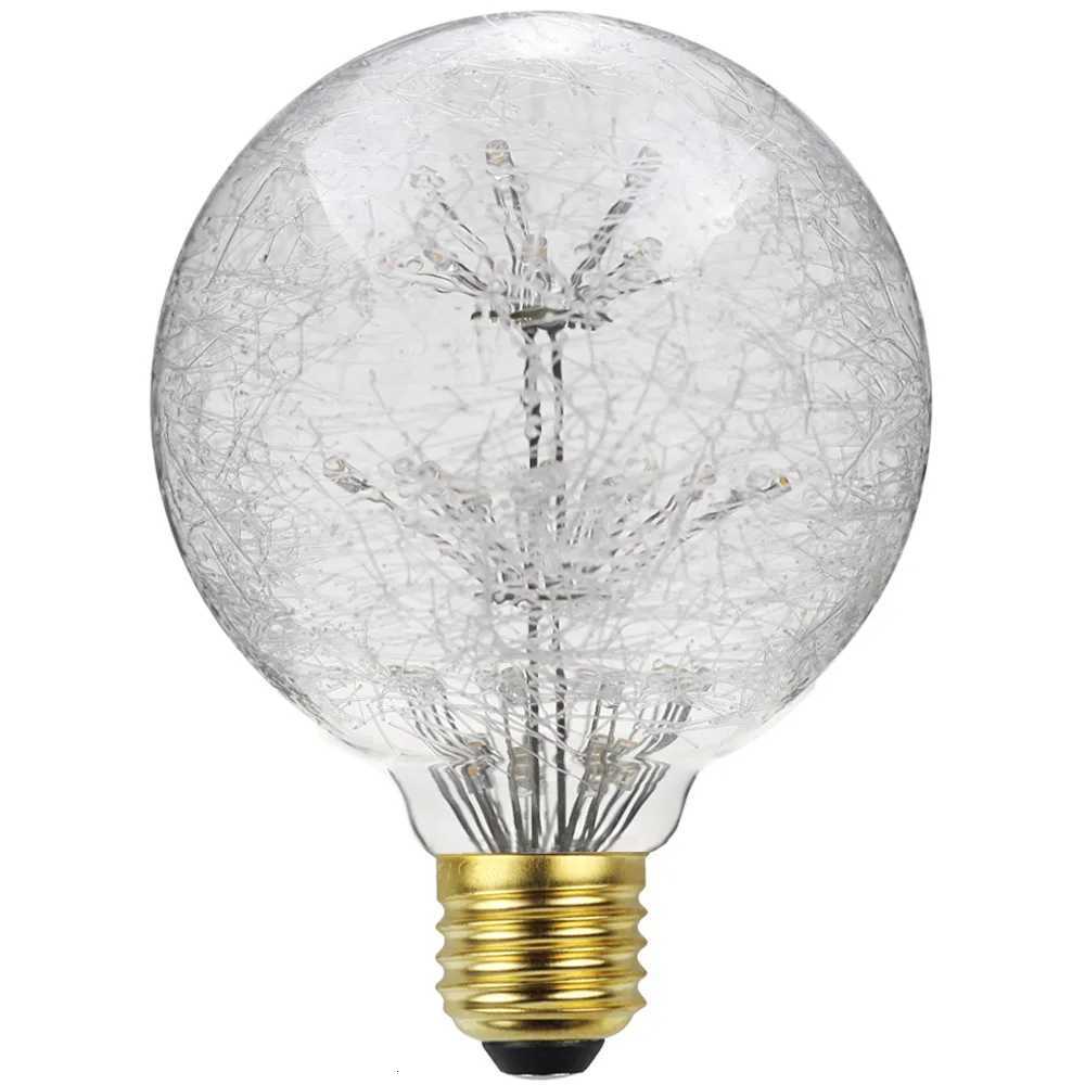 TIANFAN Vintage Led Bulbs G80/G95/G125 Fiberglass Moonlight Bulb 3W 2200Kelvin Warmth Glow Edison Decorative Light Bulb H260310