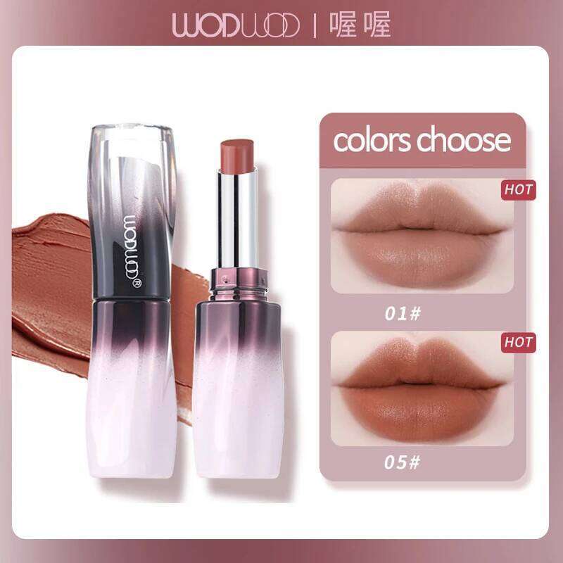 WODWOD 6-Color Matte Lipstick: Velvet Color, Smooth, Waterproof, Long-Lasting Color Lip Makeup Z260310