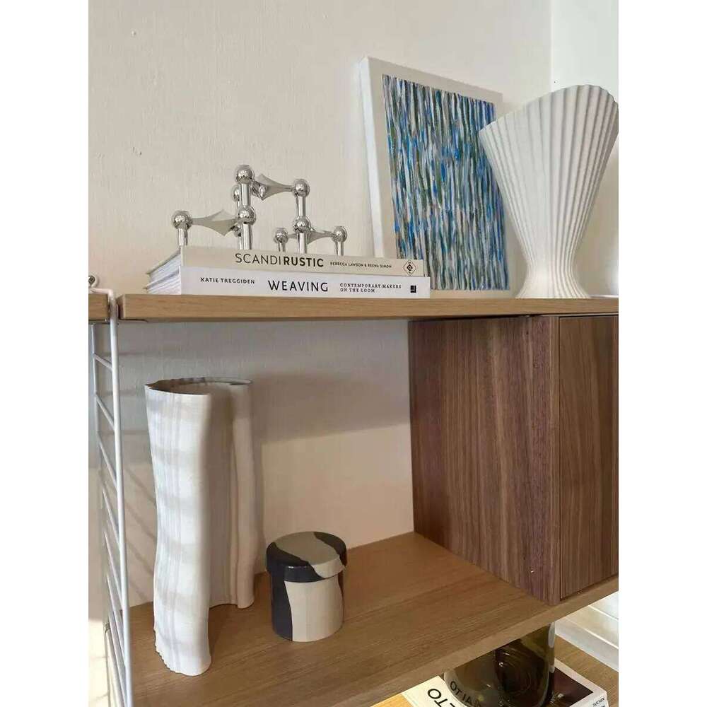 Metal Candle Holder Nordic Molecular Structure Silver Candlestick Centerpiece Living Room Decoration Gift Home Decore Candelabra H260310