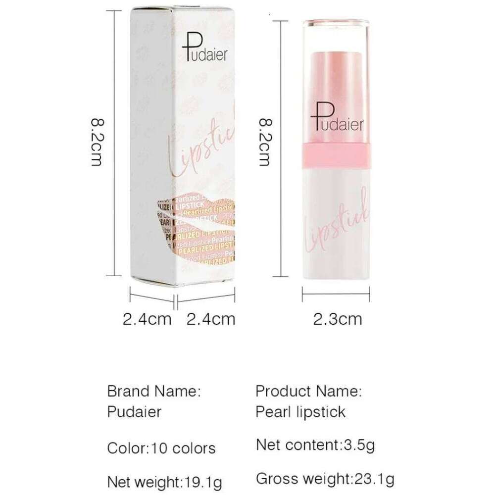 High Quality Perfect Girl Shiny Metallic Pearlized Lipstick Makeup Pigment Sexy Color Warm Change Lipsticks Cosmetic New Z260310