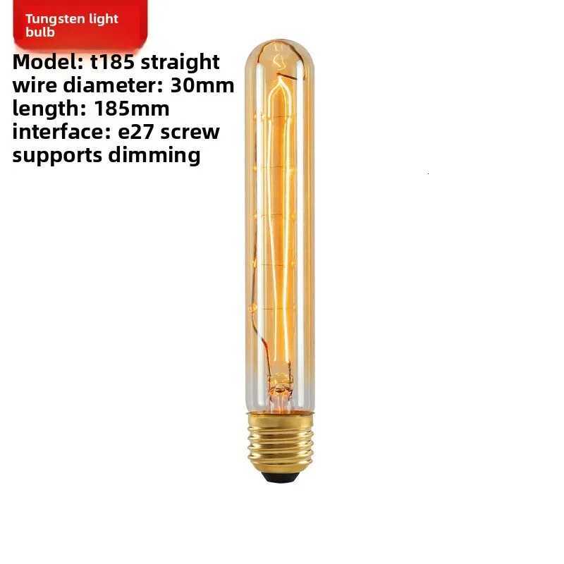 Edison Tungsten Bulb Dimming LED E27 40W 60W 220V 110V Warm Yellow Lighting Retro Nostalgic Flute Decorative Light H260310