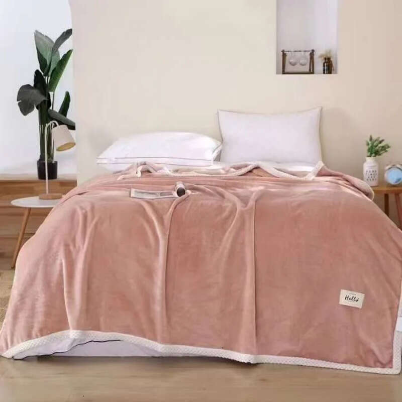 Printed Thickened Milk Velvet Flannel Gift Boxed Air Conditioning Blanket