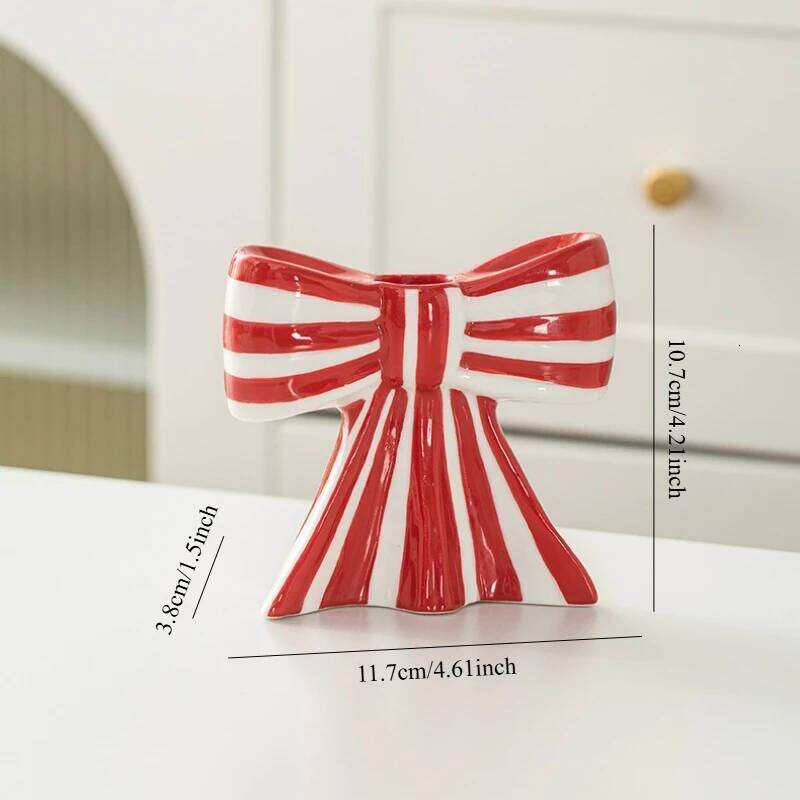 Nordic bow French romantic holder decoration,holiday decoration candle holder,wedding centerpieces for tables,home decor H260310