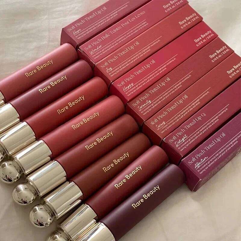 Rare Beauty New Exquisite Lip Gloss Shining Liquid Powder Bluesher Sun Kissed Cheeks and Watery Lips Lipstick Cosmetics Z260310