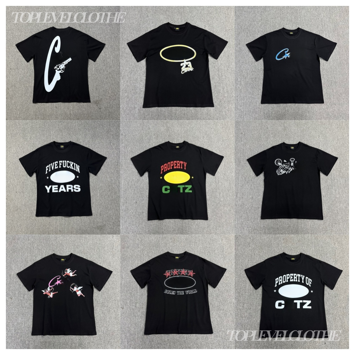 Shirt Corte T Ship Print Hip Hop Leisure Demon Short Sleeve Mens And Womens Fashion Brand Cotton T-Shirts Street Casual Island T-Shirt Corte Dd2