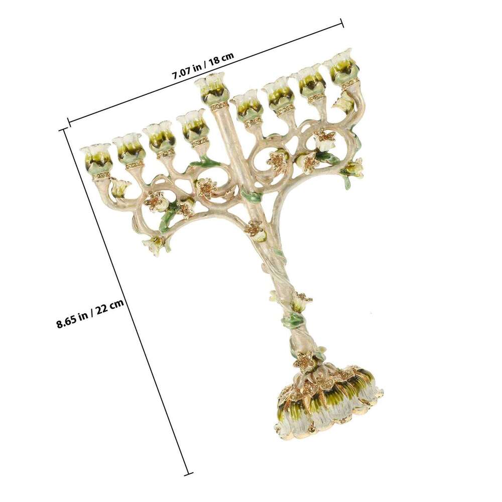 9-branch Taper Stand Creative Branches Design Stable Bottom Home Office Celebration Decor Desktop Ornament H260310