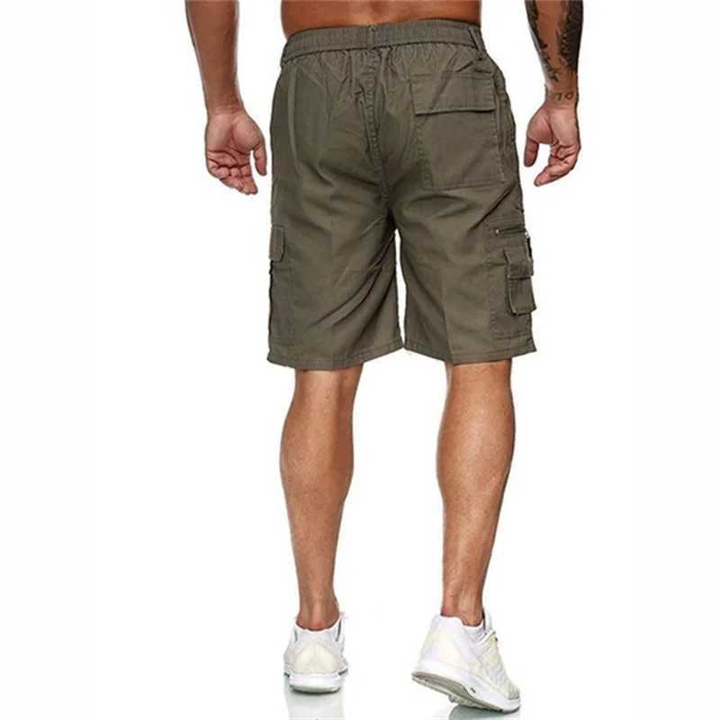 New fashionable multi-pocket mens casual shorts fitness loose casual pants camouflage tactical shorts N260310