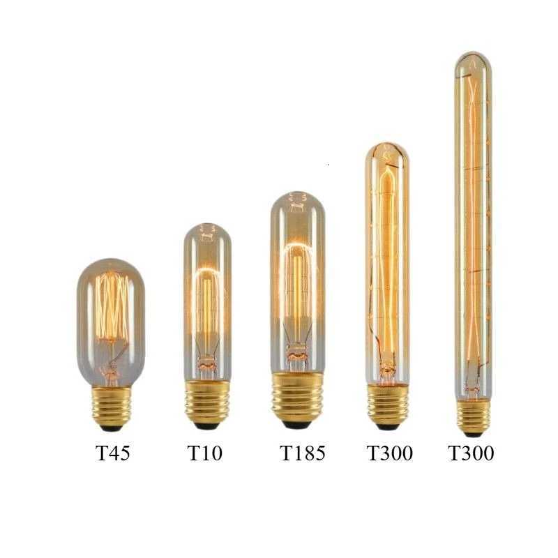 Edison Tungsten Bulb Dimming LED E27 40W 60W 220V 110V Warm Yellow Lighting Retro Nostalgic Flute Decorative Light H260310