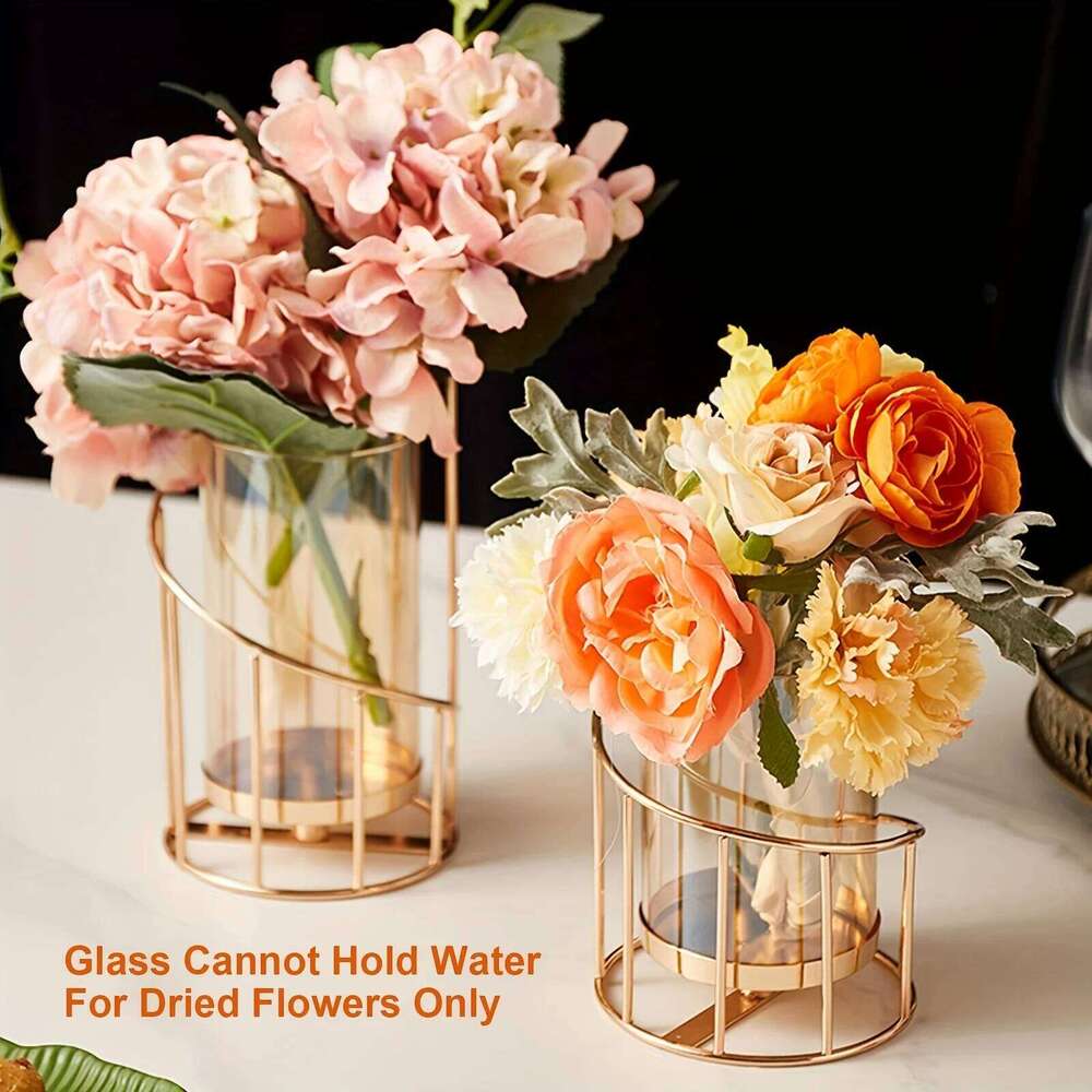 1Pcs Golden Metal Wire Candle Holder Home Decor and Table Centerpieces - Spiral Design for Tea Light Tree Candles H260310