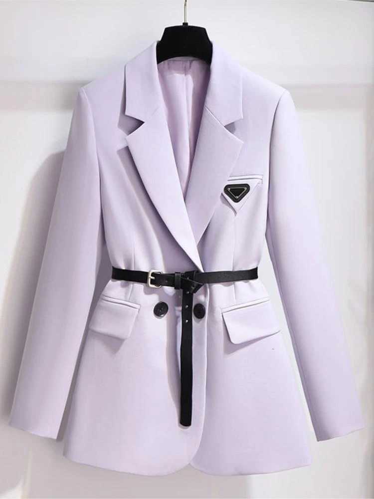 Suit Jacket Womens 2025 New Spring Autumn Fashion New Korean Version Loose Casual All-match Suit TopT260310