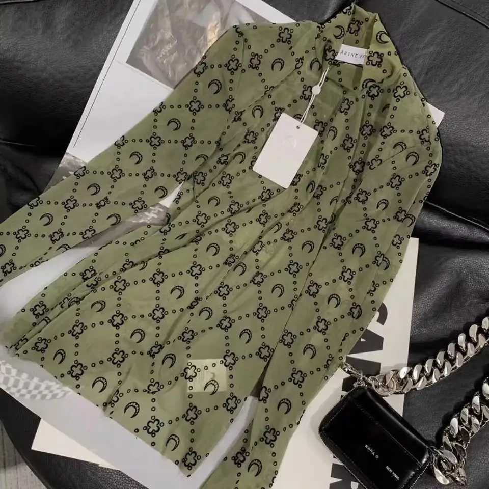 Sexy Top Womens Long Sleeve T-Shirt Moon Plush Mesh Hollow Translucent High Collar High Street Spring Solid Color VersatileT260310