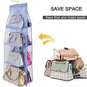 Handbag Hanging Purse for Organizers Storage Hanger Oxford Cloth Closet Bag Organizer 26W0310