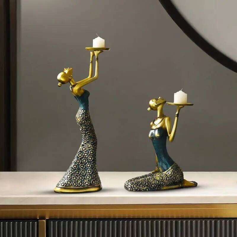 Modern Candle Holders Wedding Candlestick Ornament Nordic Romantic Dinner Accessories Creative Table Home Decoration H260310