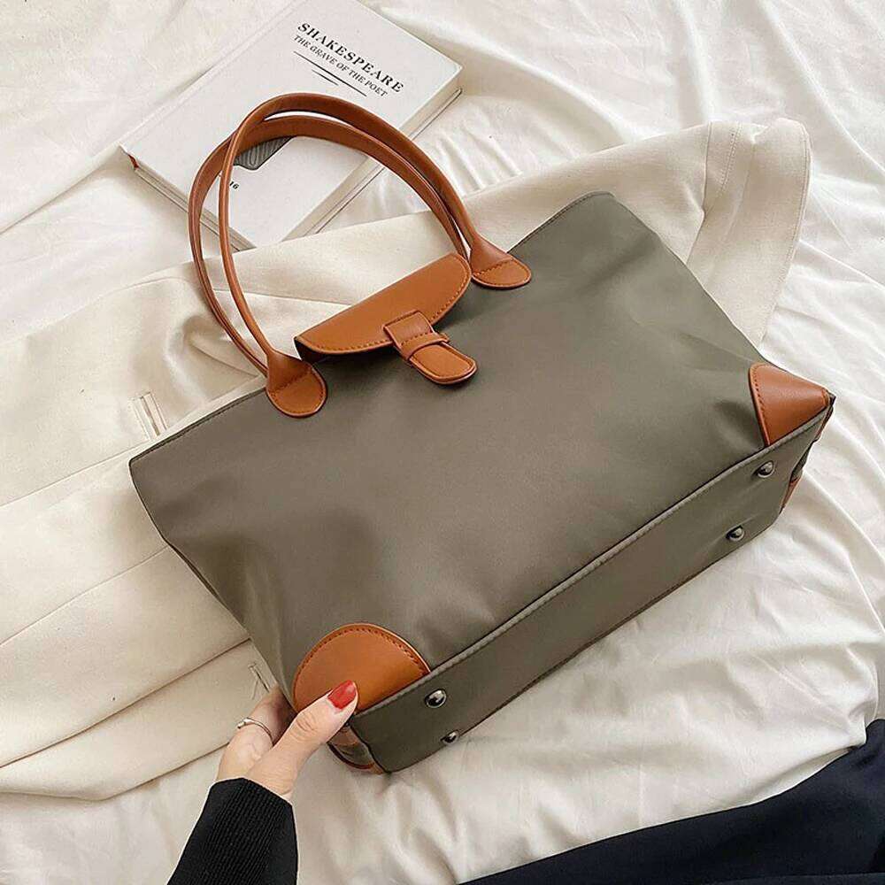 New high-capacity women's fashionable and casual nylon handbag, mommy shopping commuting bag, one shoulder tote bag XJ260310