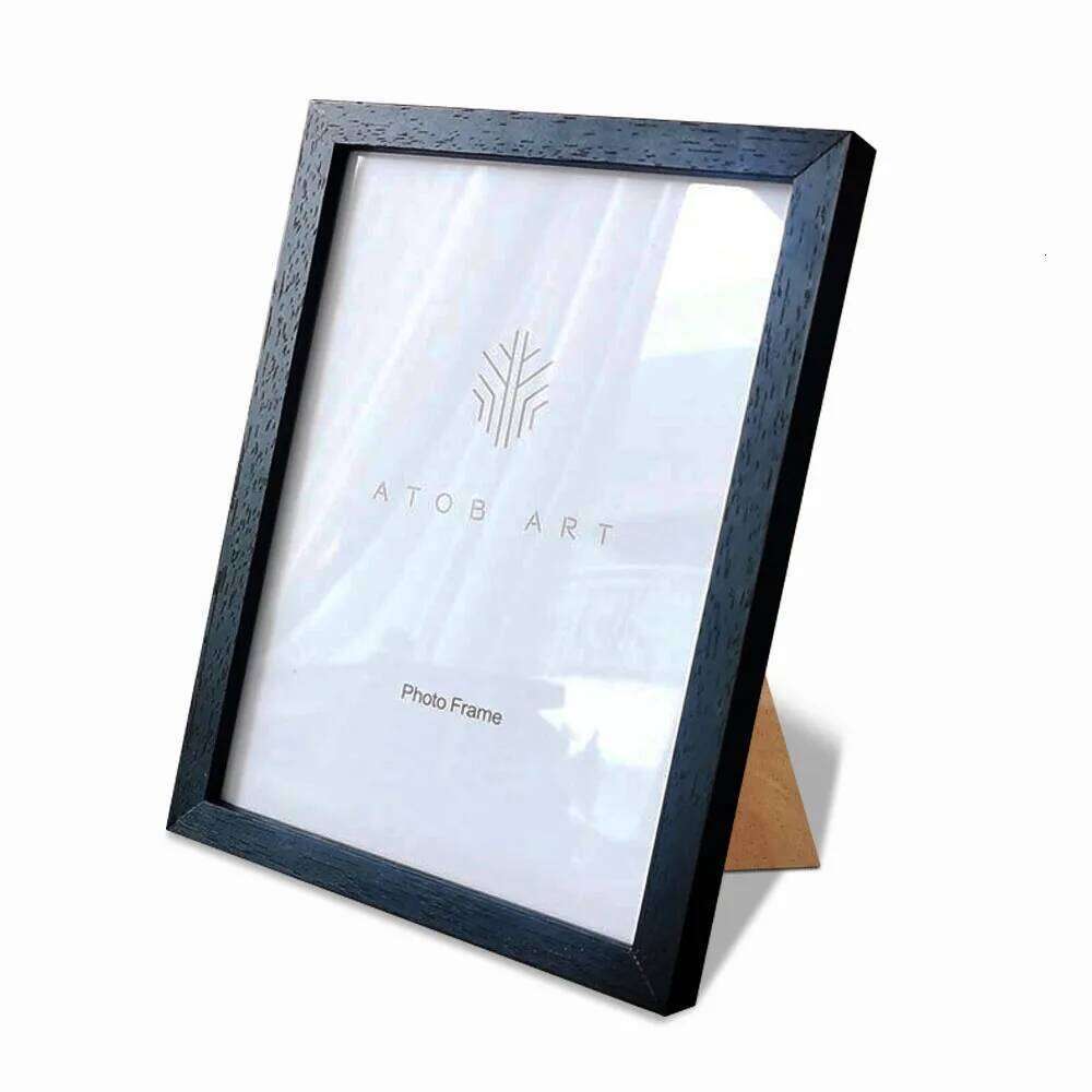 Natural Solid Oak Wood Interior Decoration Photo Frames For Pictures Wall Hang Picture Rectangle Frame H260310 - view 3