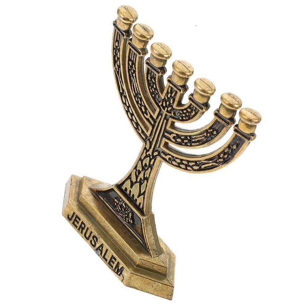 7-Branch Alloy Holder Retro Style Table Centerpiece Decorative Taper Candlestick Wedding Dinner Room Desktop Ornament H260310