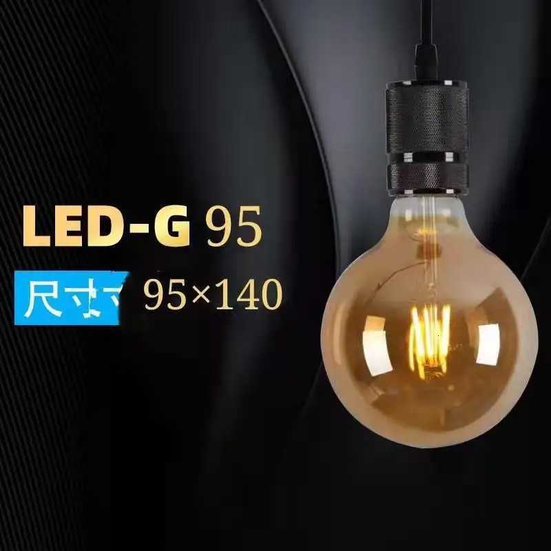 Edison Light Bulb T45 ST64 G80 G95 G125 4W 6W 8W 220V 110V Filament LED Bulb Retro E27 Warm Yellow Living Room and Bedroom Light H260310