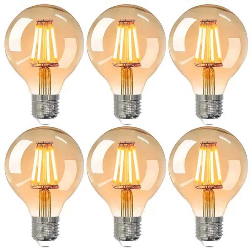 Edison Light Bulb T45 ST64 G80 G95 G125 4W 6W 8W 220V 110V Filament LED Bulb Retro E27 Warm Yellow Living Room and Bedroom Light H260310
