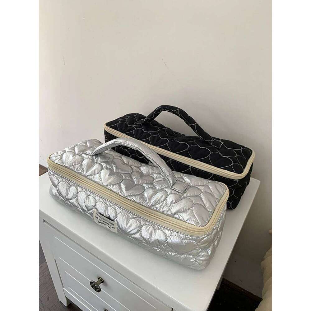 Fashion Large Capacity Hair Dryer Storage Portable Cosmetic Women Makeup Case Toiletry Bag Travel Organizer XJ260310