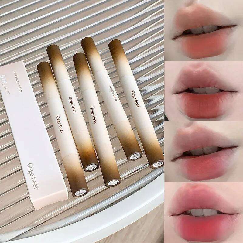 Gege Bear Matte Lip Powder Cream Soft Velvet Finish, Natural-Looking and Skin-Tone Enhancing, Long-Lasting, Z260310