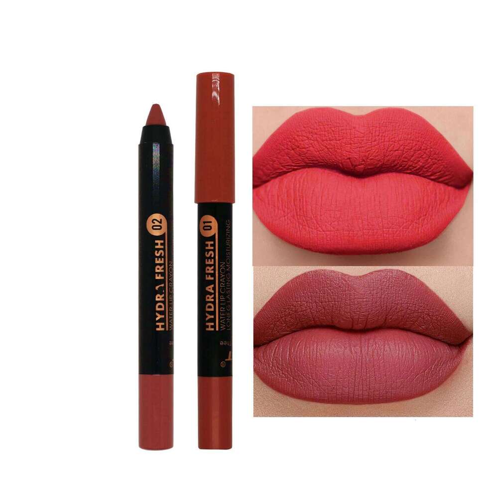 Matte Velvet Lipstick Waterproof Long Lasting Sexy Red Sticks Non-Stick Cup Makeup Lip Tint Pencil Cosmetics 15Colors Z260310