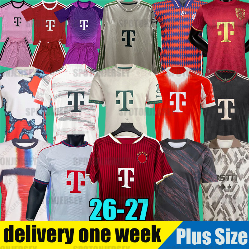 bayerns soccer jerseys 26 27 kit SANE KITS DANKE BAYERNS GNABRY MUNICH COMAN DIER DAVIES KIMMICH football shirtS 125 TH bayernmunich 2025 2026 Kids KITs