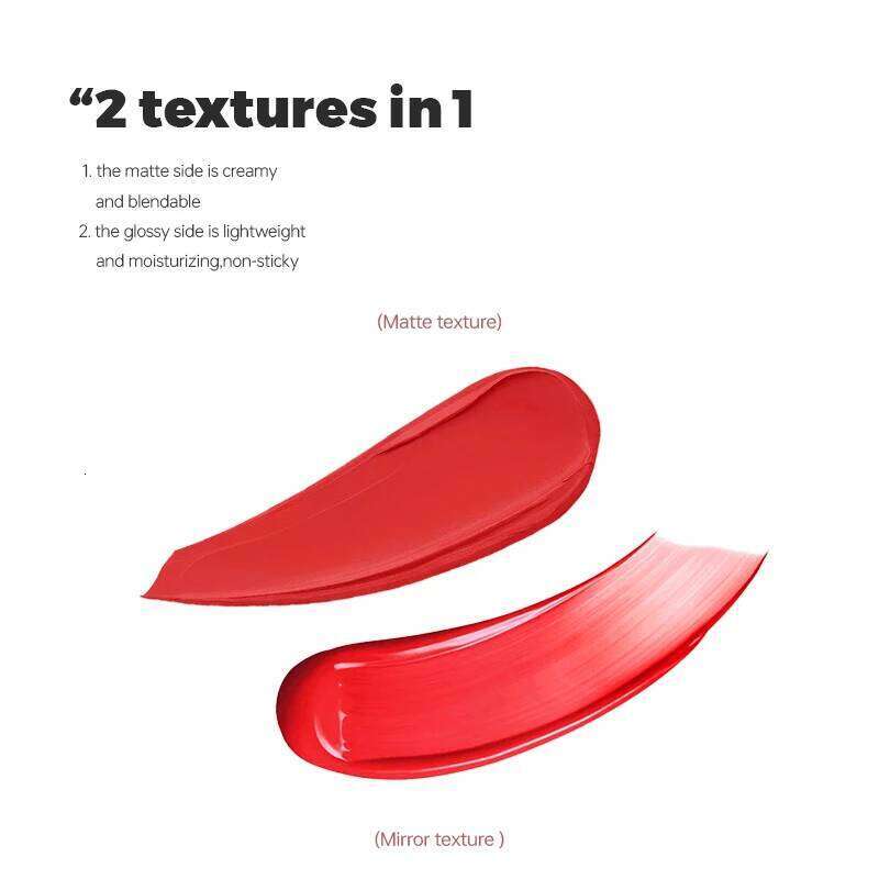 10 colors double-ended gloss matte glaze color reveal liquid lipstick velvet lip honey Z260310