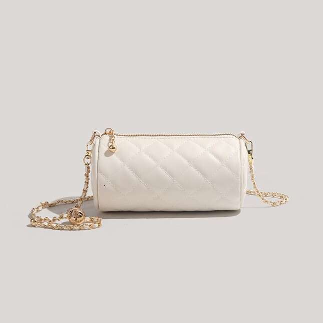 Genuine New Model Cylindrical Bag Stylish and Luxurious Quilted for Petite Individuals Versatile dh3572031JY - view 3