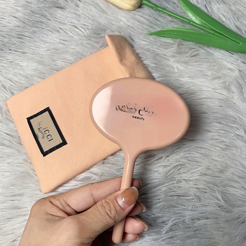 Fashion Handheld Small Mirror Portable Single-sided Makeup Mirror High Definition Mirror