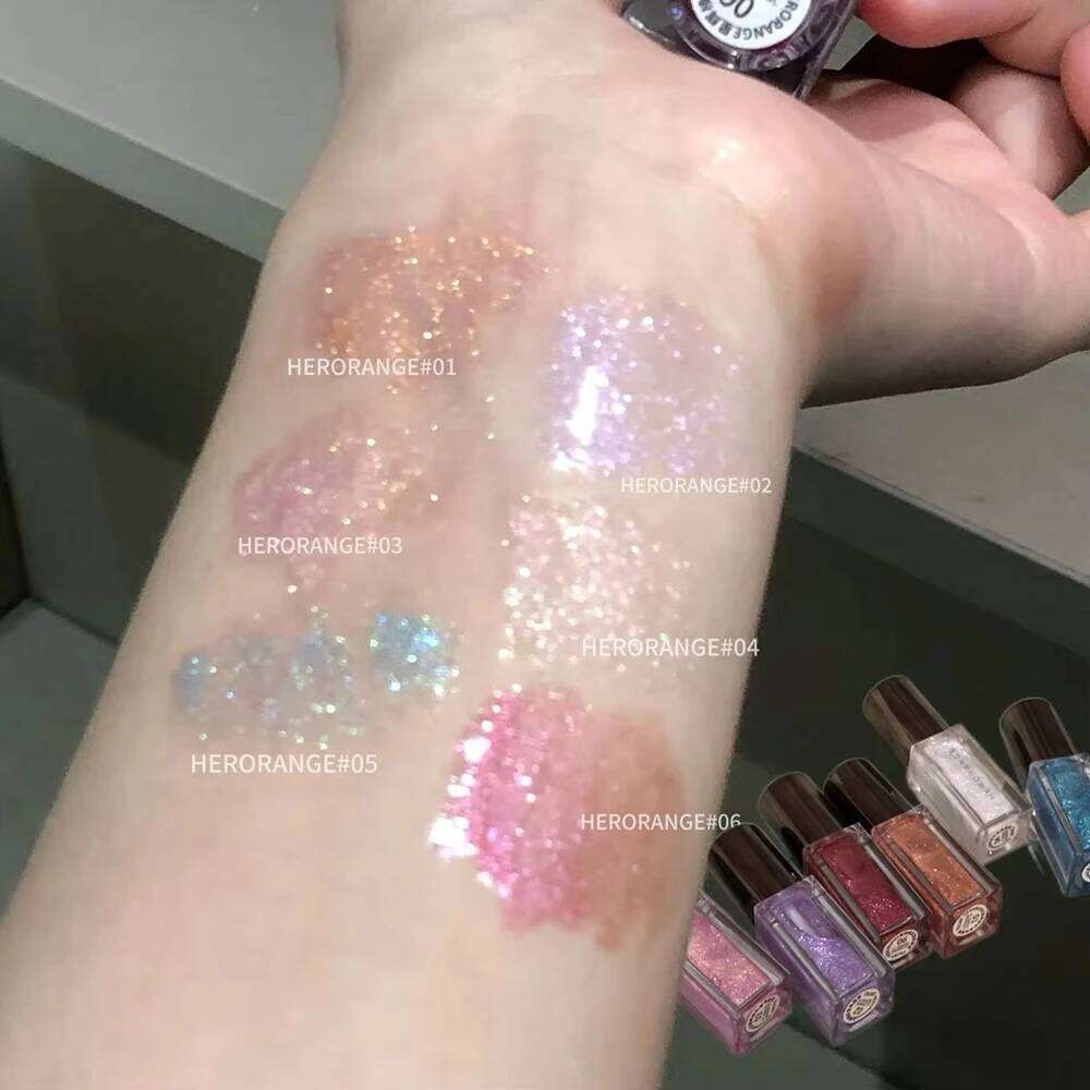 Pearlescent Glitter Lilac Gloss Mirror Chameleon Shimmer Glaze Waterproof Makeup Sparkling Diamond Lip Tint Z260310