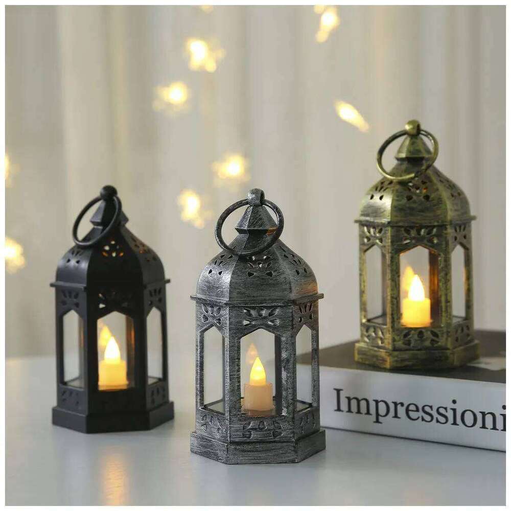 Outdoor Battery Light Windproof Durable LED Candlelight High Hardness Lightweight Camping Lamps Coated Surface Door Table H260310