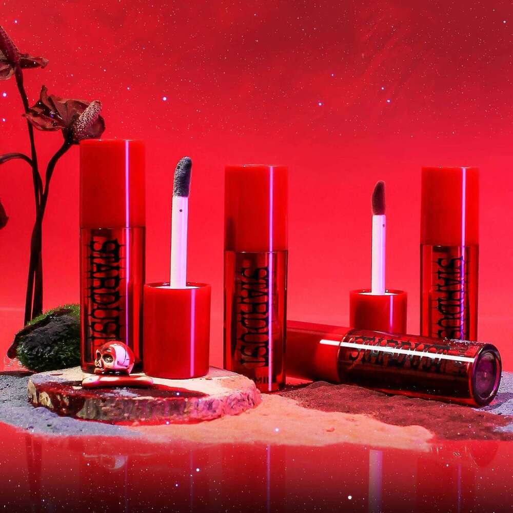 MLSMILE multi-color velvet matte Misted Surface Pearl Fine Glitter Lipstick powder coated with water for easy color lip glaze Z260310