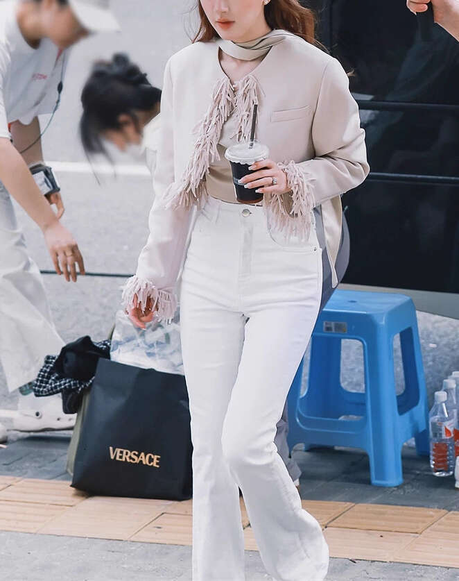 2026 spring and summer socialite style European and American trendy brand fashion designer versatile inventory women's short jacket