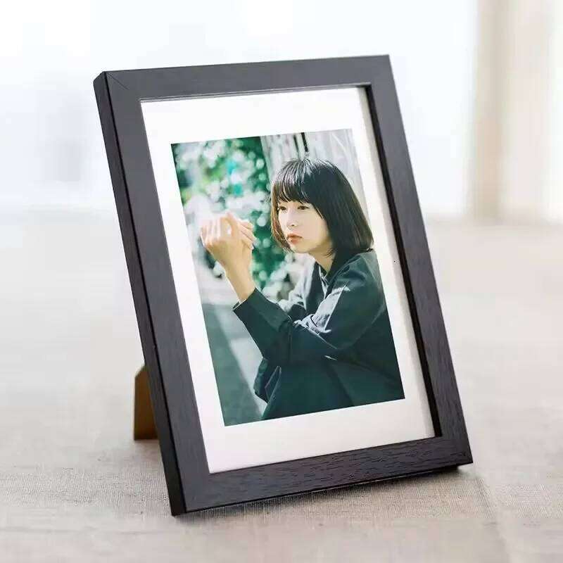 Custom Wooden Picture Walls 10X15 15X20 20X25 A4 Vintage Photo Frame Stand for Pictures Commemorative Gift H260310 - view 6