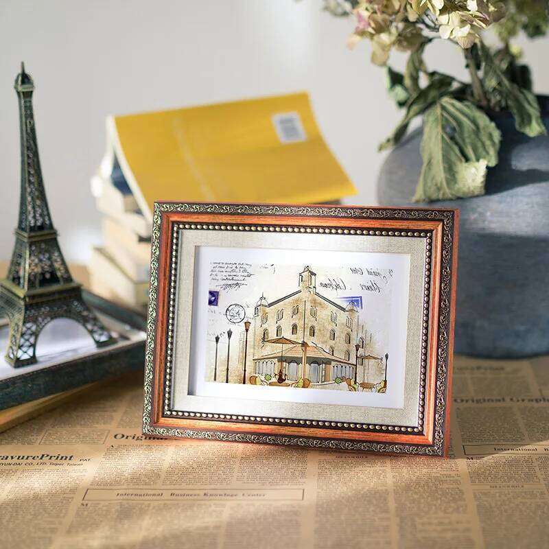 2025 New court European retro frames,home decoration,photo studio photo decorative picture frame,wall hanging frame,Gifts H260310 - view 4