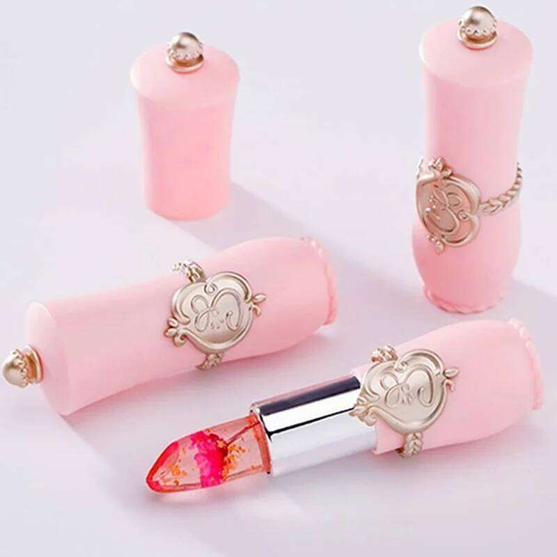 Flower Jelly Transparent Waterproof Temperature Color Changing Crystal Lipstick Long Lasting Moisturizing Lip Balm Lipsticks Z260310